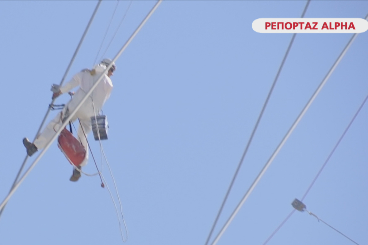 Εναερίτες «ακροβάτες» στο ΟΑΚΑ