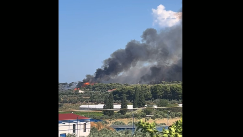 Μεγάλη πυρκαγιά στη Κρύα Βρύση