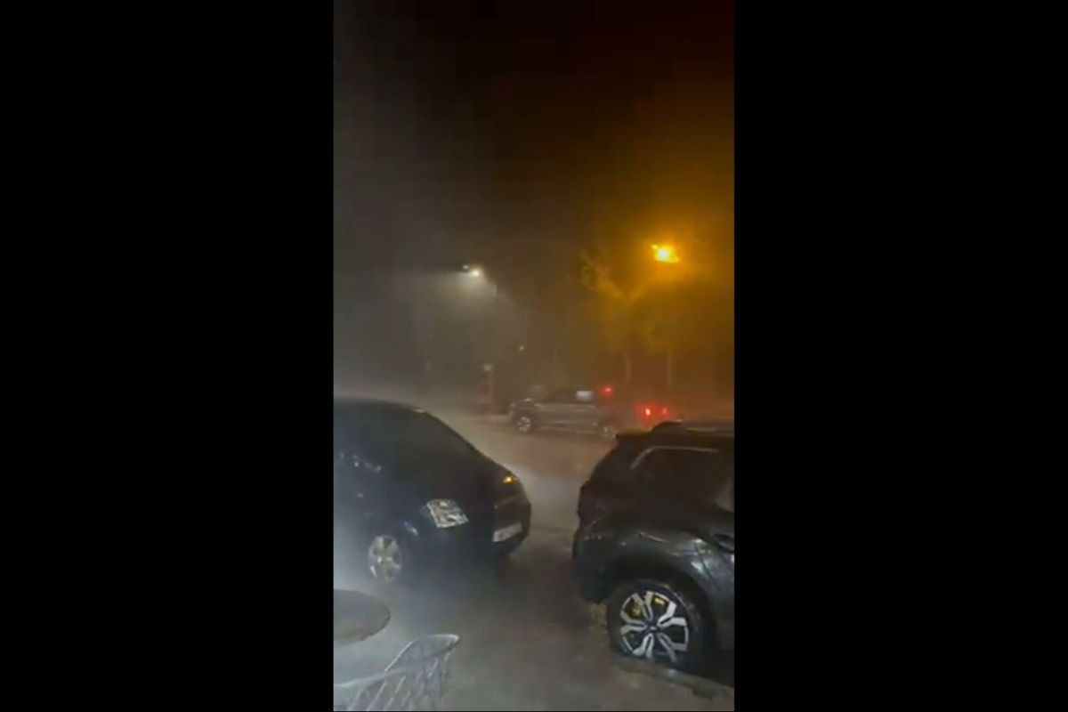 Καταιγίδα εξπρές έπληξε την Κοζάνη