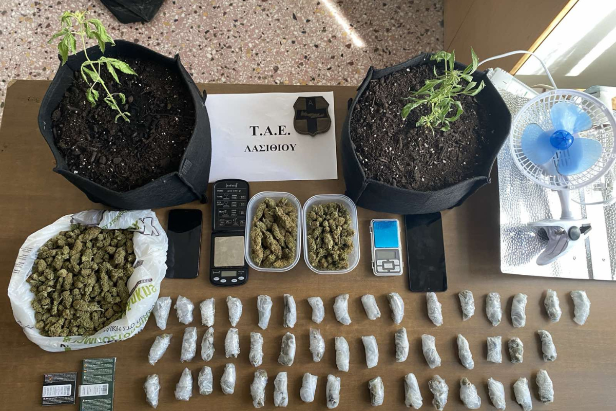 Λασίθι: Δύο συλλήψεις για υποθέσεις ναρκωτικών