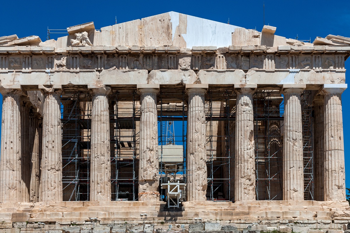 Αναστηλώθηκε μετά από 220 χρόνια το δυτικό αέτωμα του Παρθενώνα