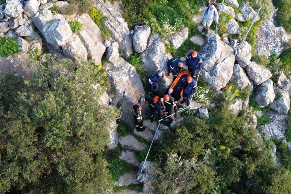 Απεγκλωβισμός ορειβατών στην Ηλεία