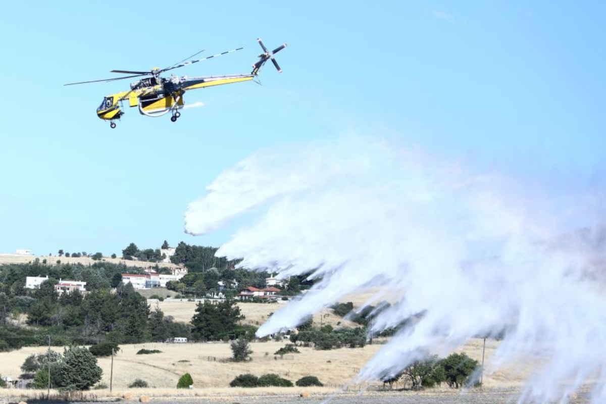 Ιεράπετρα: Οριοθετήθηκε η πυρκαγιά στα Μπραμιανά