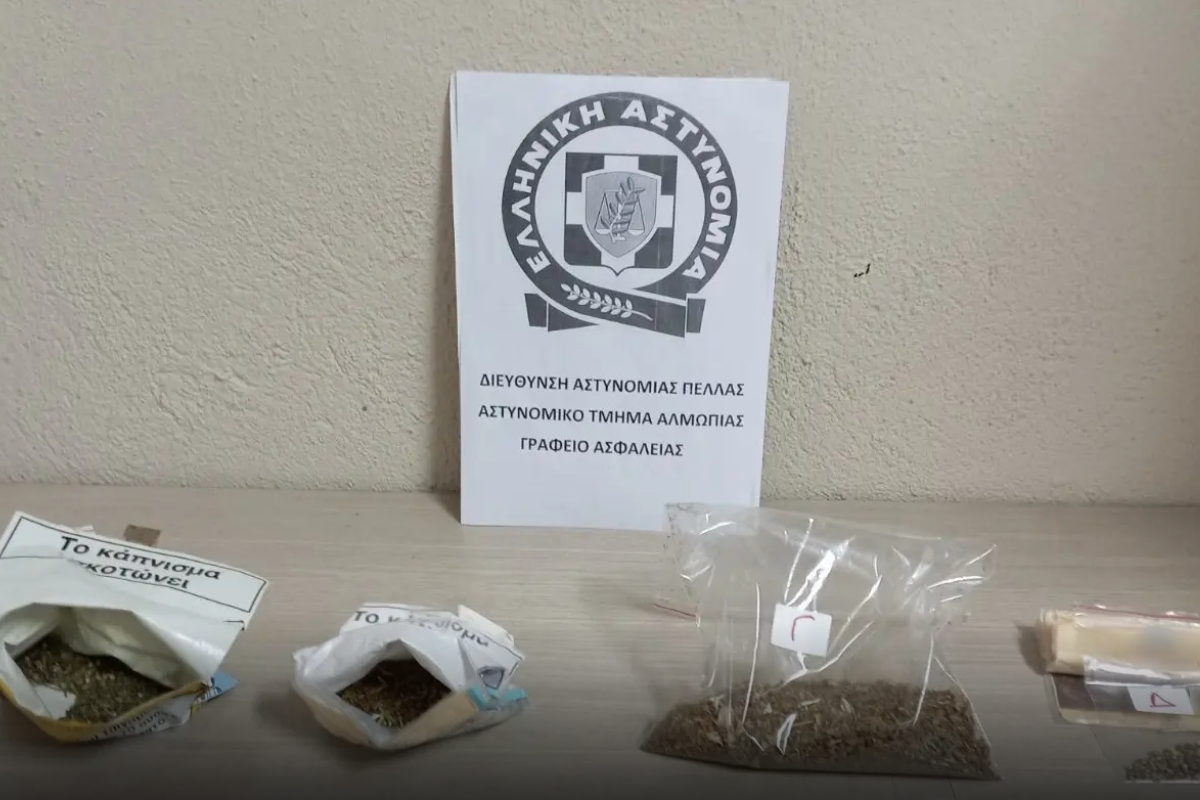 Πέλλα: Χειροπέδες για καλλιέργεια κάνναβης