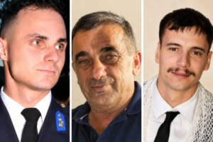 Θρήνος για τους τρεις νεκρούς πυροσβέστες
