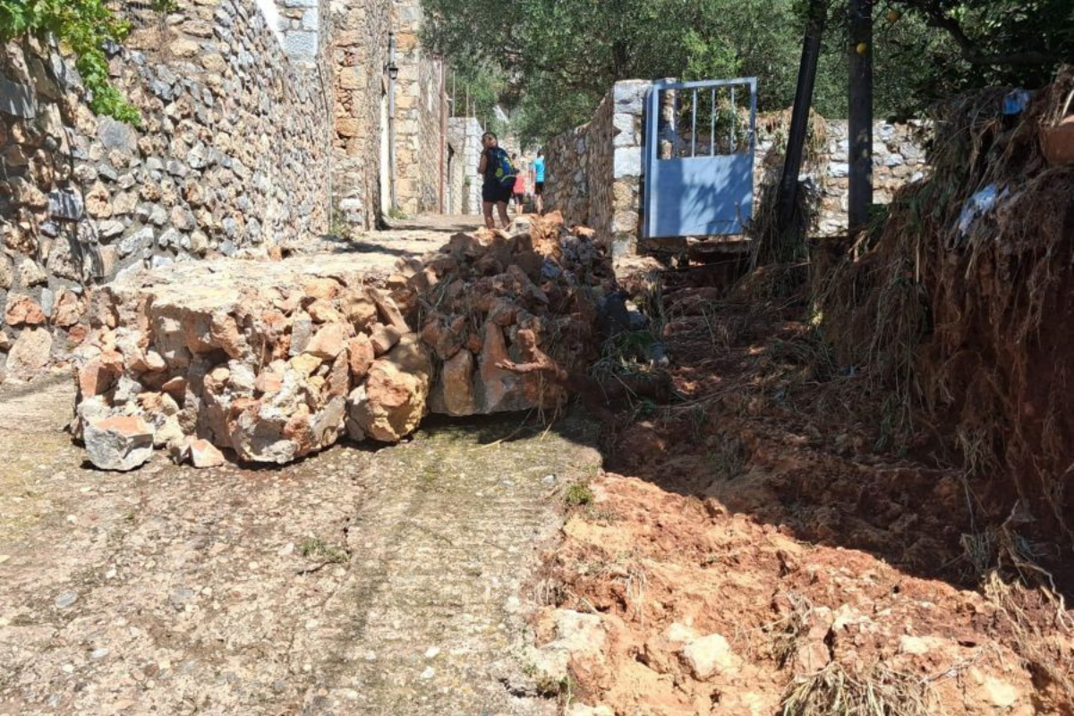 Μάνη- Καταστροφικό μπουρίνι: Μετρούν ζημιές- ζητούν στήριξη