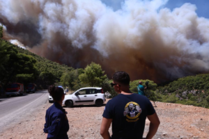Λάρισα: Πυρκαγιά σε αγροτοδασική έκταση στην Κυρά Φαρσάλων