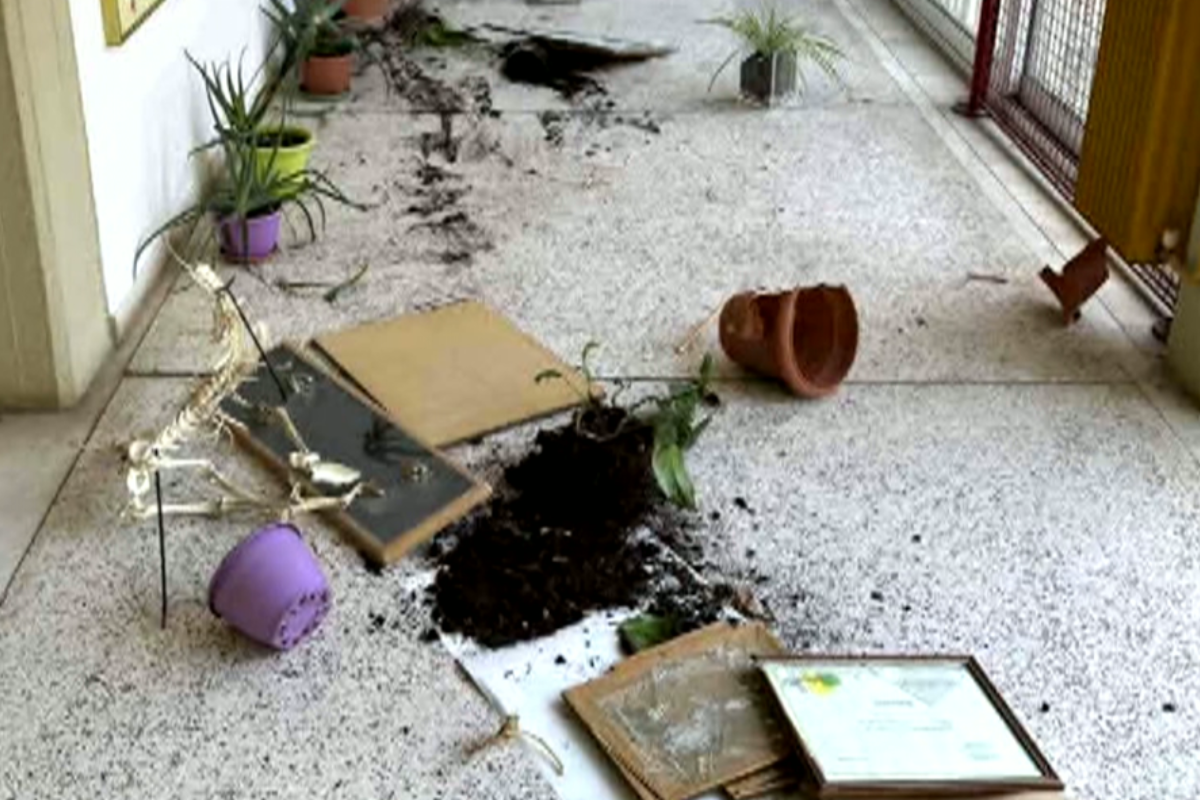 Βανδαλισμοί και εκτεταμένες ζημιές στο 8ο ΓΕΛ Ιωαννίνων