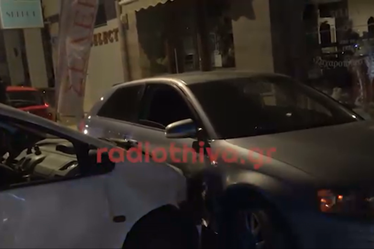 Θήβα: Άγριο επεισόδιο και εμβολισμός αυτοκινήτου