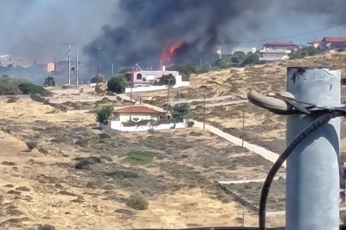 Φωτιά  στο Καλοπήγαδο Κερατέας