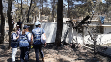 Αυτοψίες στα καμένα- Είδαν τις περιουσίες τους να γίνονται στάχτη