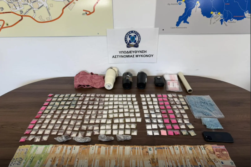 Συνελήφθη 26χρονος από τη Β. Μακεδονία για διακίνηση ναρκωτικών στη Μύκονο