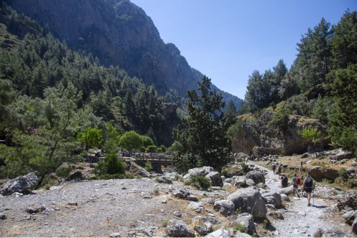 Μοναχός λιποθύμησε στο φαράγγι της Σαμαριάς