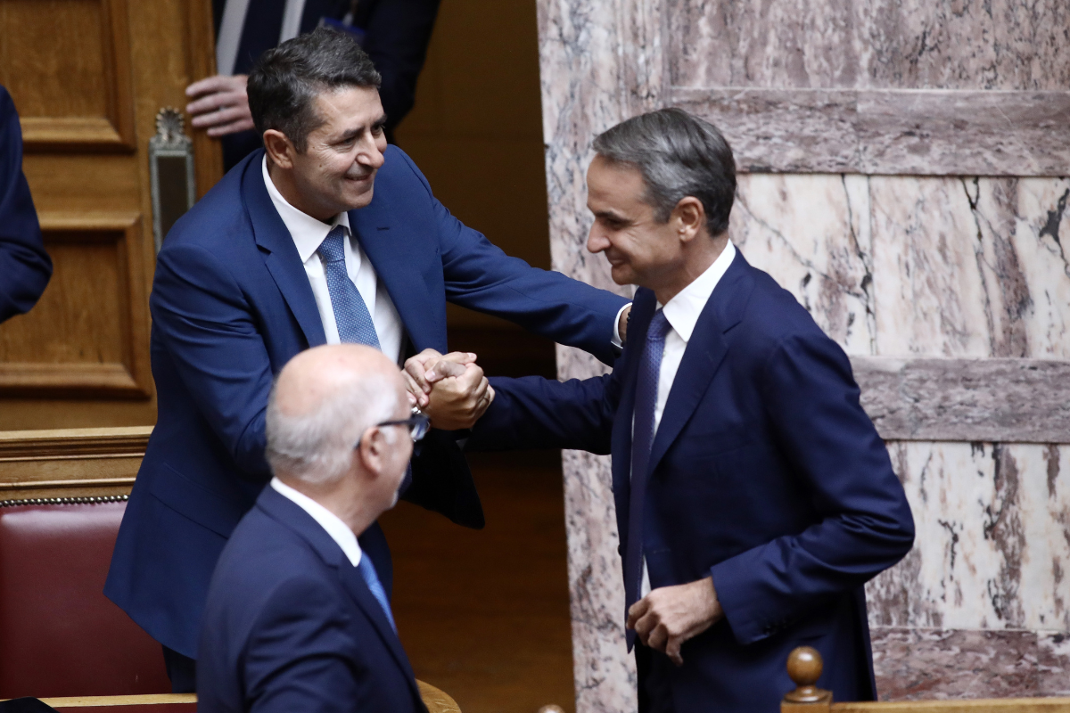 Ο Γιώργος Μυλωνάκης επέστρεψε στη Βουλή