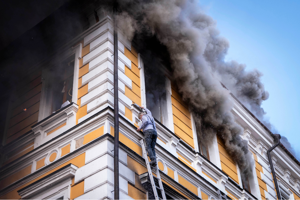 Η Ρωσία ξαναχτυπά- Επίθεση στην Ακαδημία Επιστημών στο Κίεβο