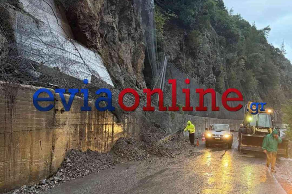 Κακοκαιρία στην Εύβοια: Διάσωση δύο 55χρονων στα Πολιτικά, πλημμύρες σε Ψαχνά και Τριάδα