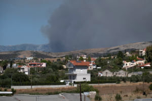 Φωτιά στην Εύβοια – μήνυμα 112