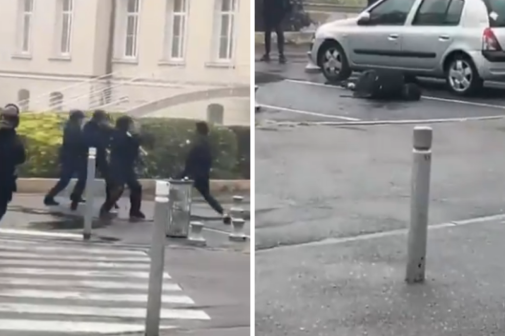 Βίντεο:Αστυνομικός πυροβόλησε κατά μαθητή στη Γαλλία.