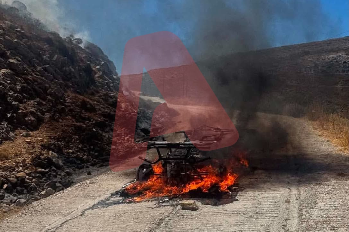 Φωτιά στην Πάρο- Μάχη με τις φλόγες στις Λεύκες. Το σημείο ΄΄μηδέν΄΄