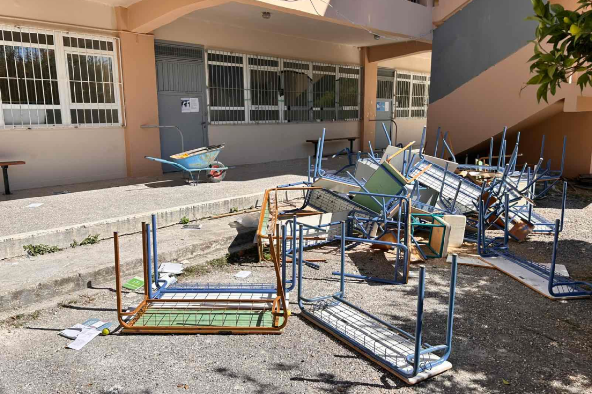 Καλαμάτα: Βανδάλισαν σχολείο στην Παραλία