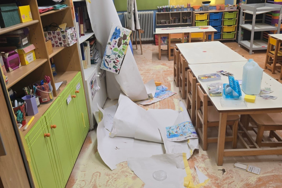 Βανδαλισμοί στο 3ο Νηπιαγωγείο Νέας Σμύρνης