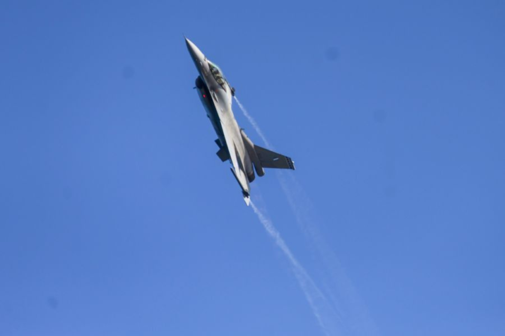 Δοκιμαστική πτήση αεροσκάφους F-16 «ΖΕΥΣ» της ομάδας αεροπορικών επιδείξεων