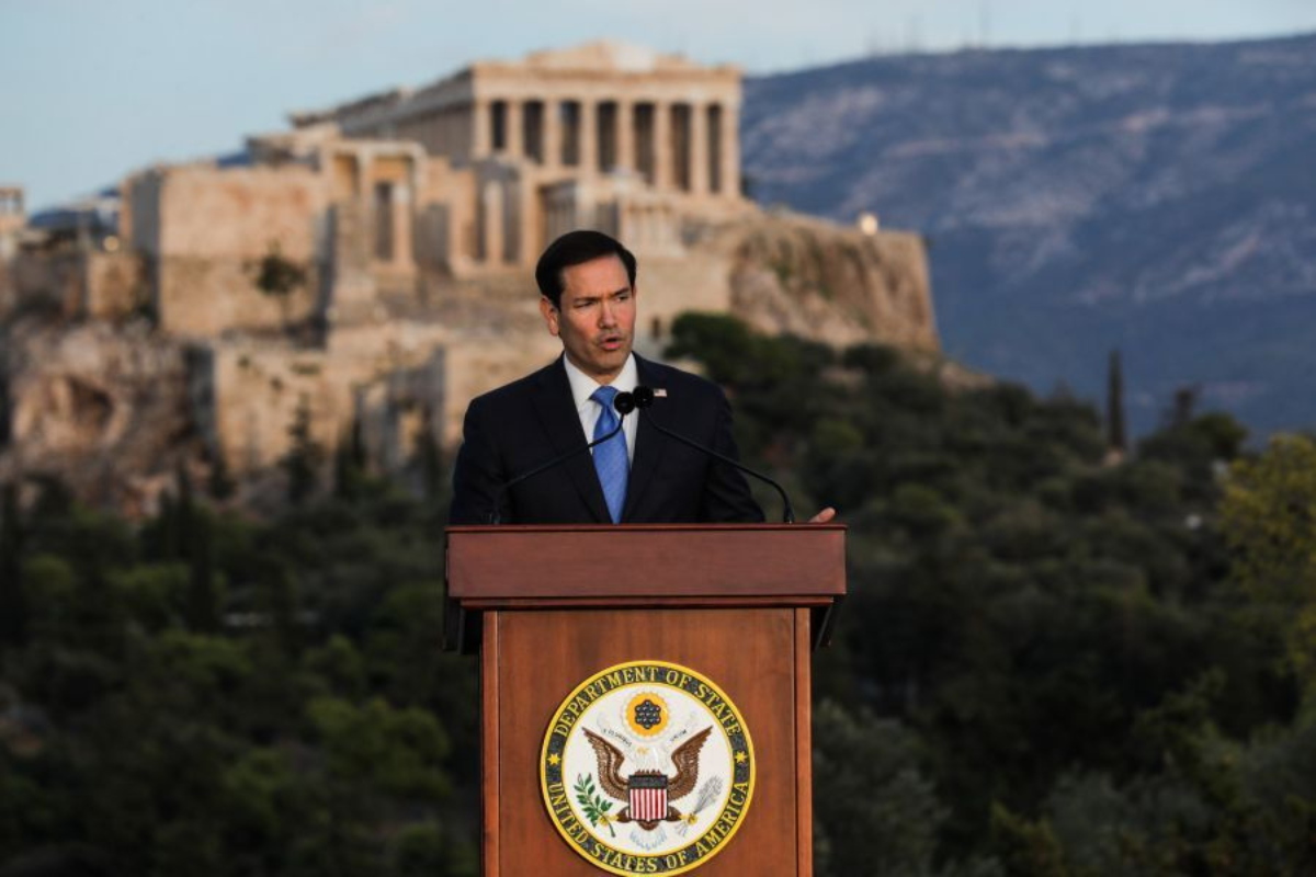 Ηχηρή παρέμβαση Ρούμπιο από την Πνύκα