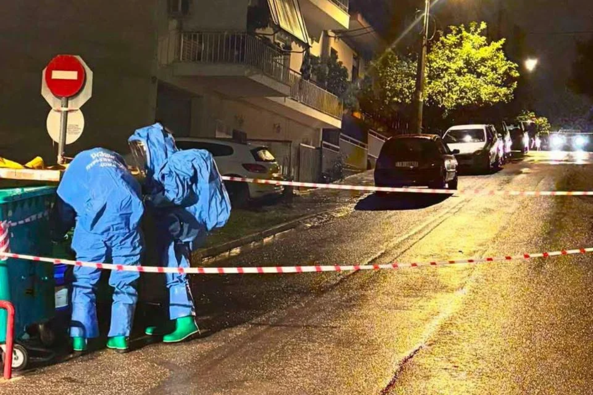 Άγιος Δημήτριος: Δοχείο με επικίνδυνο υλικό εντοπίστηκε σε κάδο απορριμμάτων