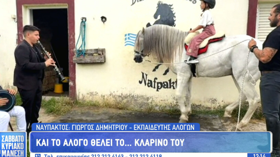 Και το άλογο θέλει το …κλαρίνο του