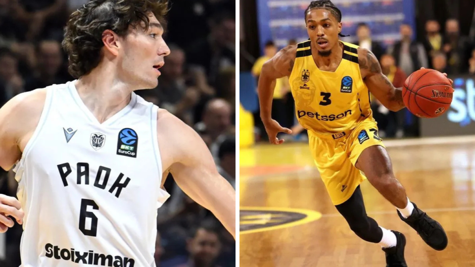 Eurocup: ΠΑΟΚ και Άρης για το «3 στα 3» στην 3η αγωνιστική