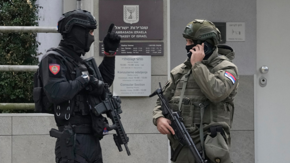 Βελιγράδι: Επίθεση με μαχαίρι έξω από την ισραηλινή πρεσβεία