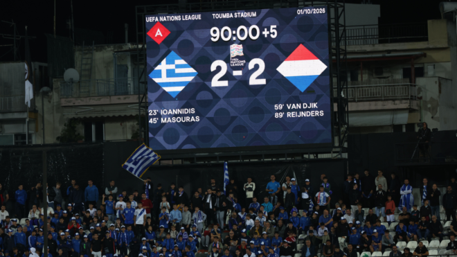 Ελλάδα – Ολλανδία 2-2 στη Τούμπα