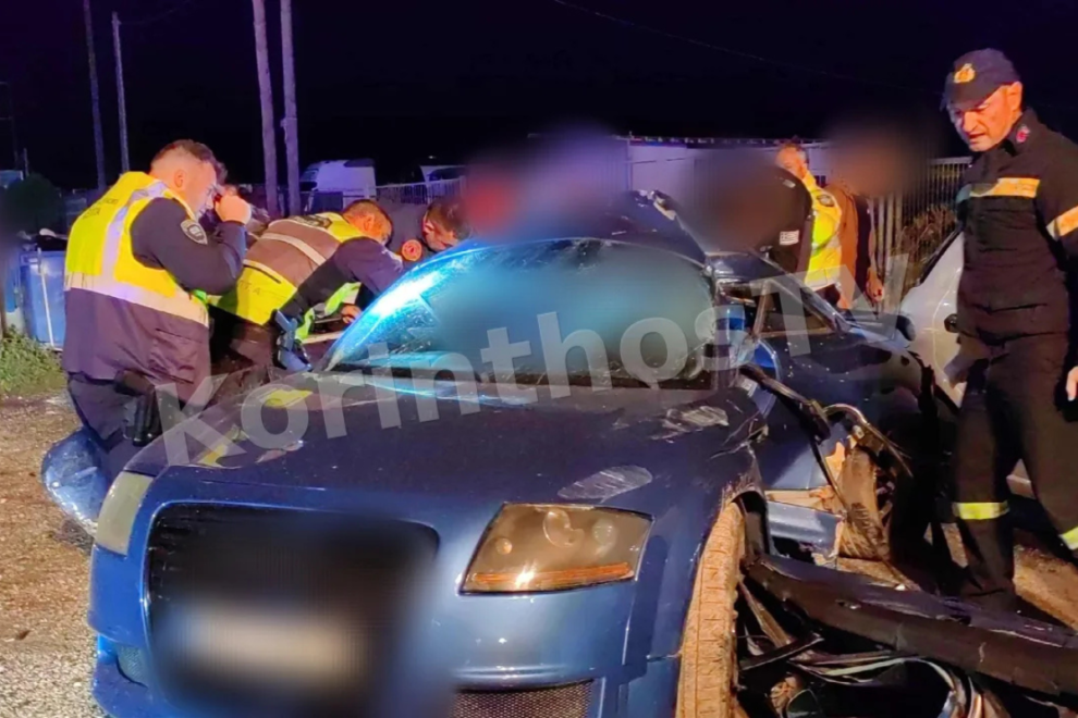 Είχαν Άγιο οι επιβάτες δυο αυτοκινήτων που συγκρούστηκαν στην Κόρινθο