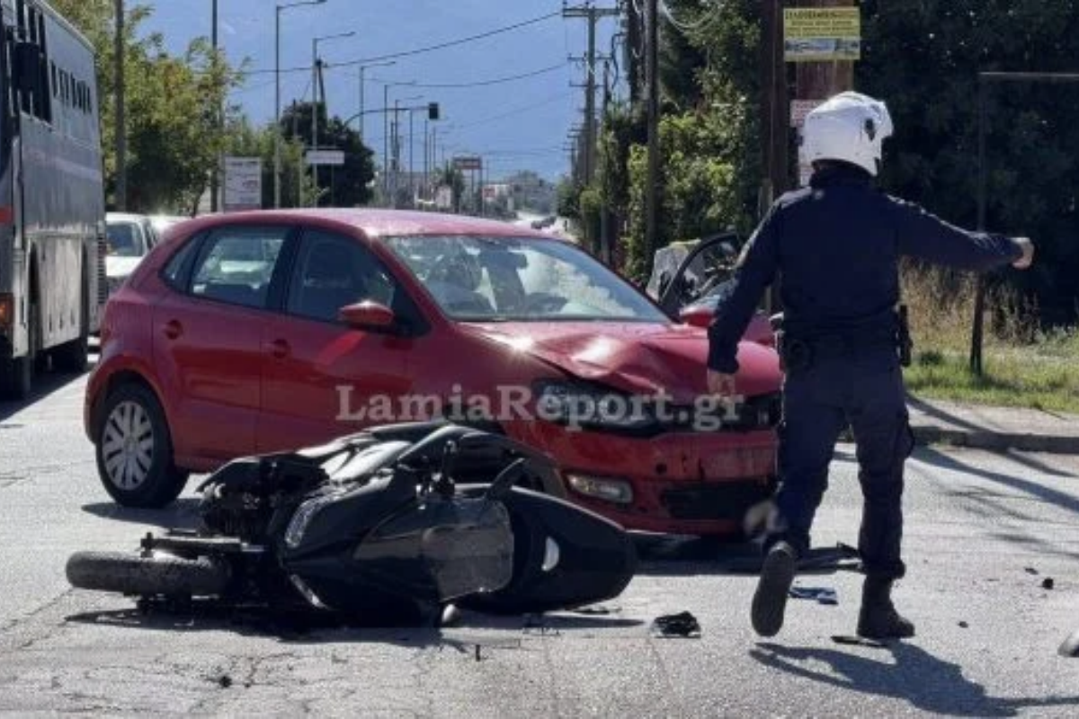 Τροχαίο Λαμία Μηχανή