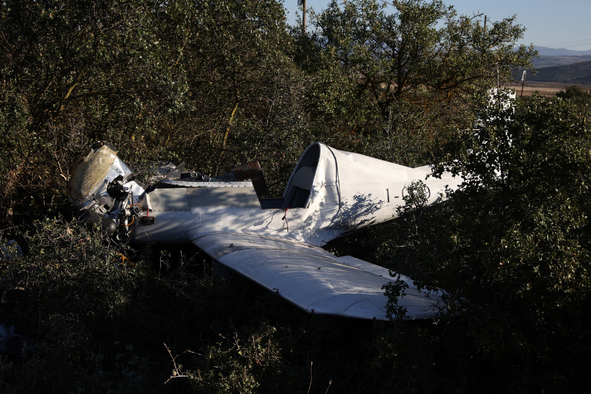 Αεροσκάφος με δυο επιβάτες έπεσε στην Πιερία