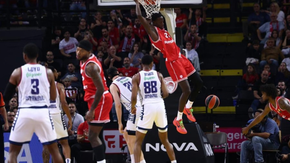 Ολυμπιακός – Εφές Αναντολού 89-66: Εύκολο έργο για τον Ολυμπιακό