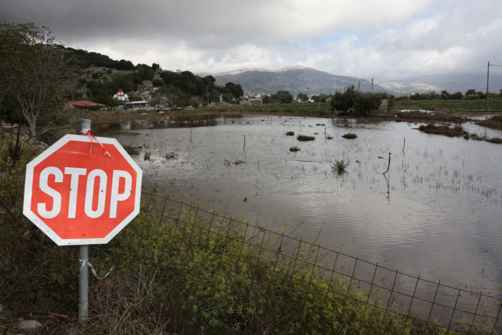 Μία απέραντη λίμνη το οροπέδιο Λασιθίου