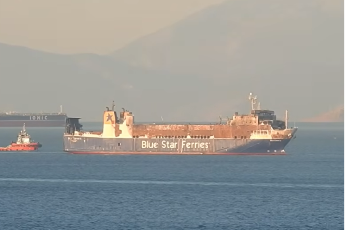 To Blue Carrier 2 έφτασε στην Ελευσίνα