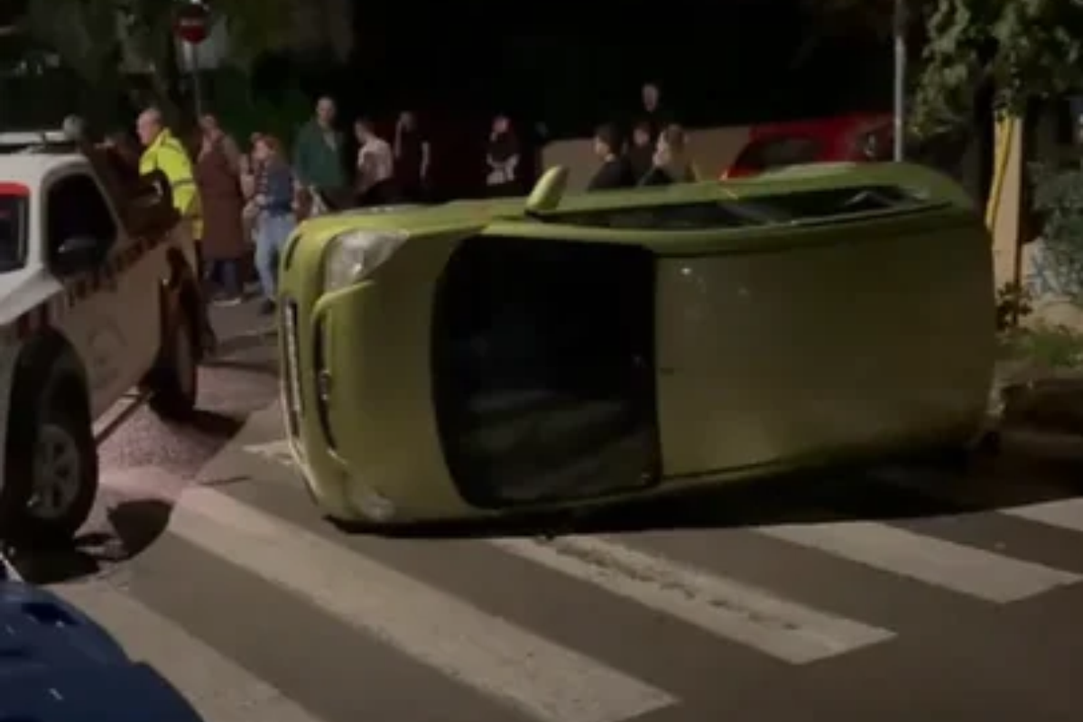 Βίντεο:Σοκαριστικό τροχαίο στα Βριλήσσια, ανετράπη ΙΧ